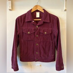 Oxblood Corduroy Jacket (American Apparel)